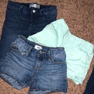 Girls 6 Shorts Lot - 3 pairs total